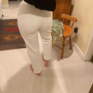 Vintage white Lee jeans